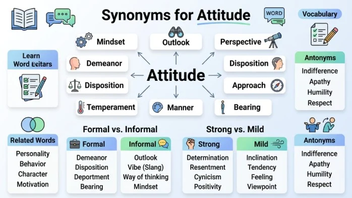synonyms for attitude