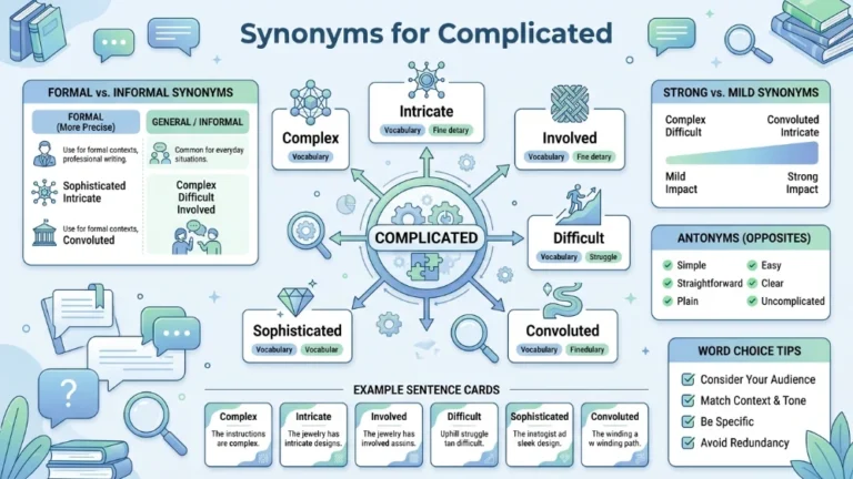 synonyms for complicated