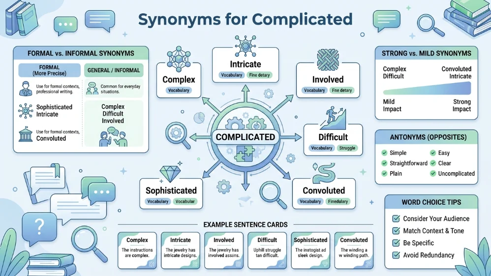 synonyms for complicated