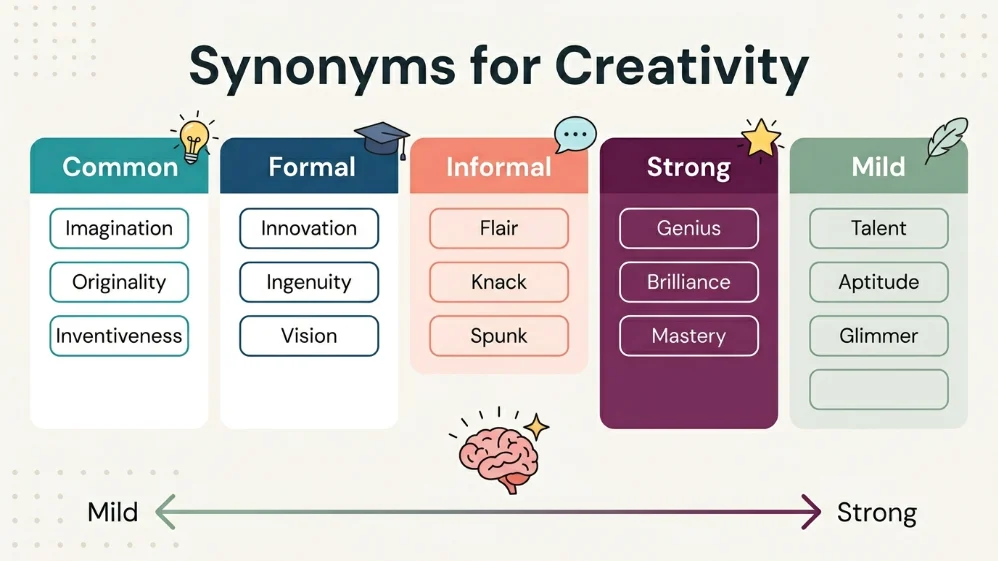 synonyms for creativity