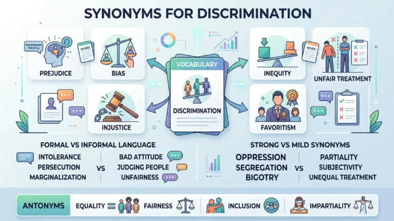 synonyms for discrimination