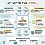 synonyms for limited