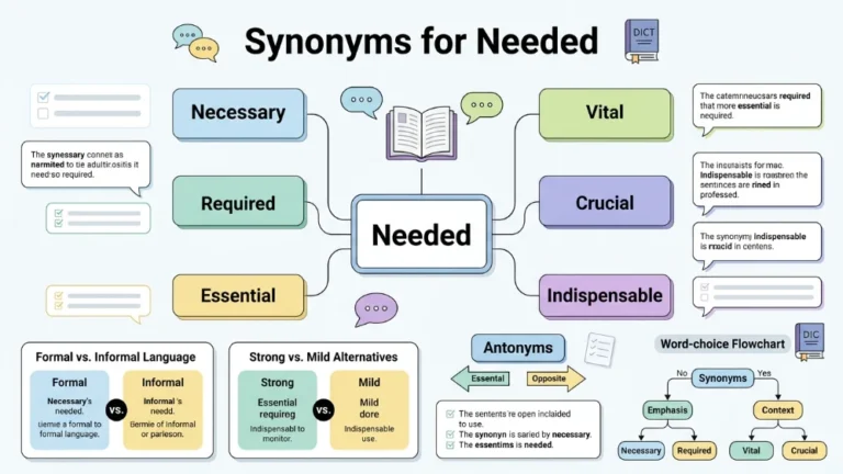 synonyms for needed