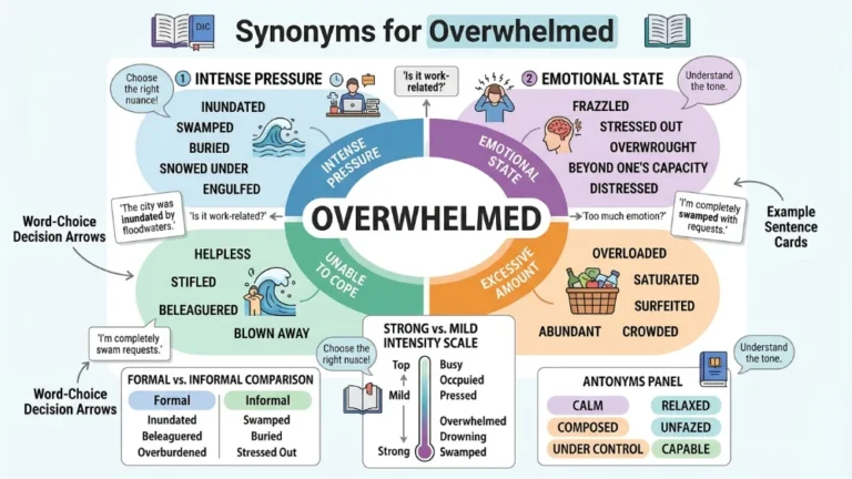 synonyms for overwhelmed