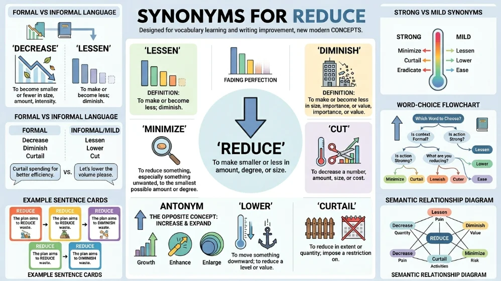 synonyms for reduce