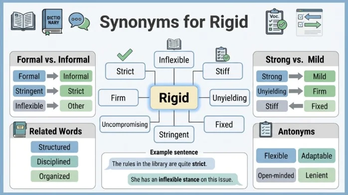 synonyms for rigid