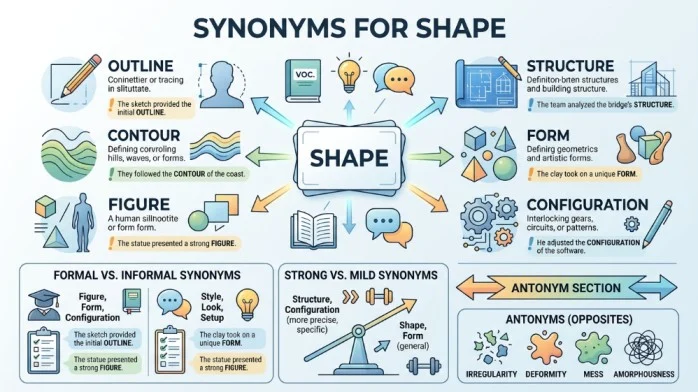 synonyms for shape