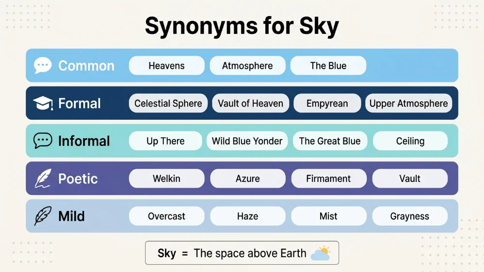 synonyms for sky