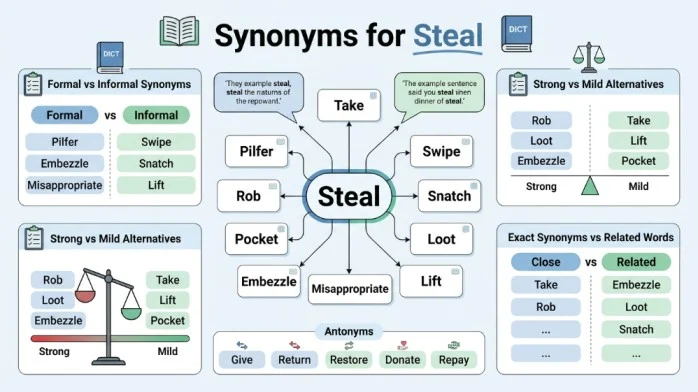 synonyms for steal