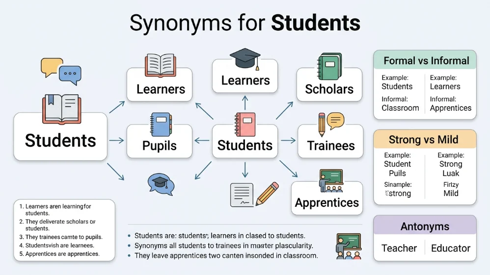 synonyms for students