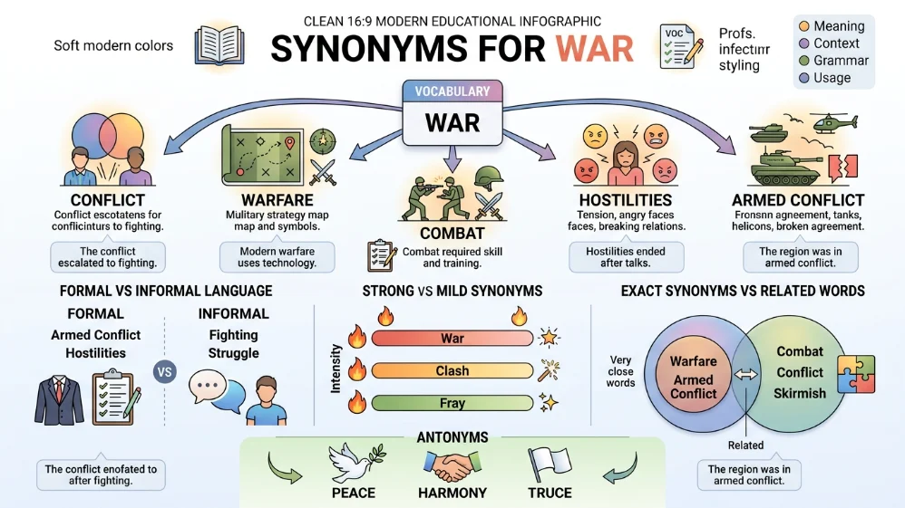 synonyms for war