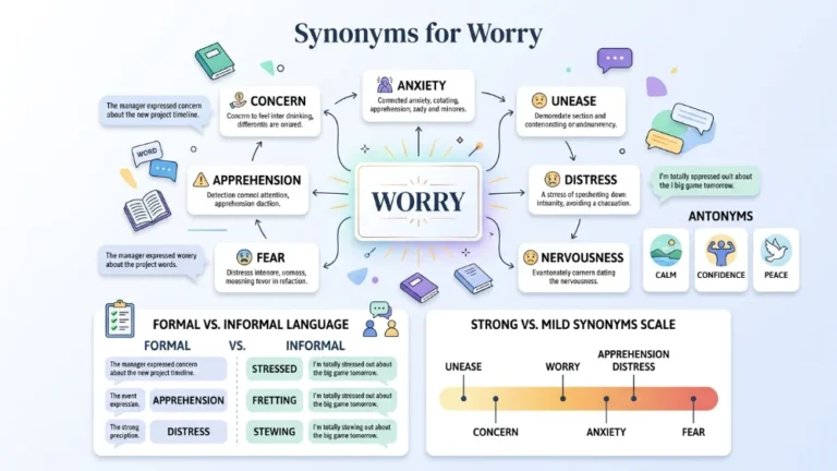synonyms for worry