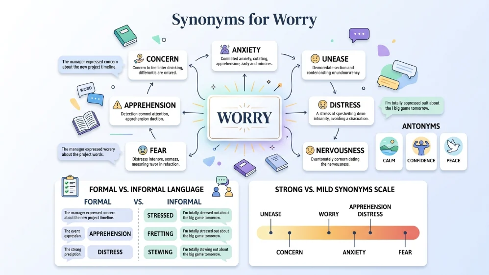 synonyms for worry