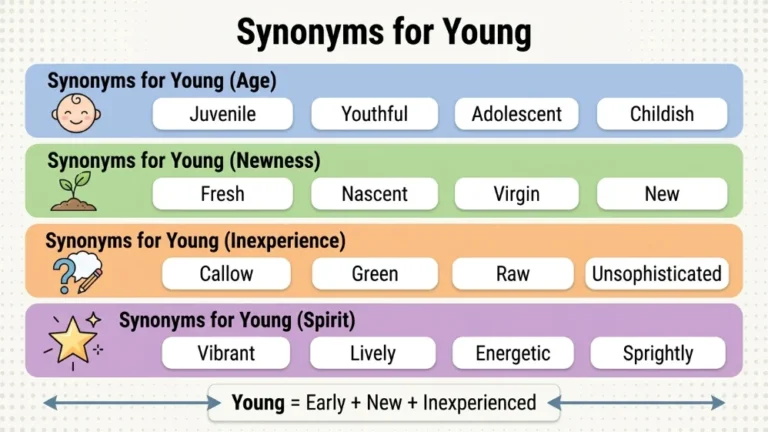 synonyms for young