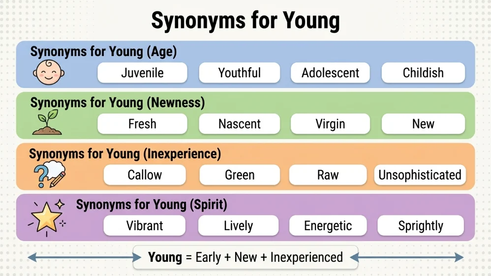 synonyms for young
