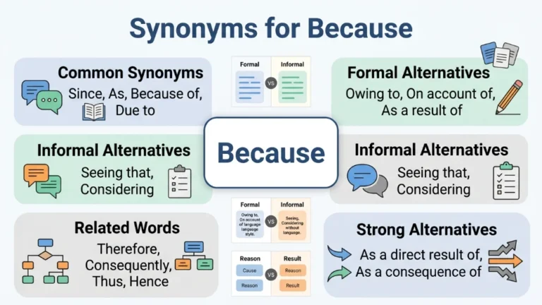 because of synonym