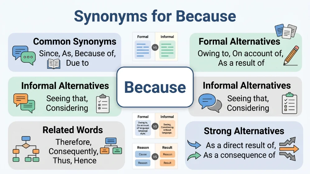 because of synonym