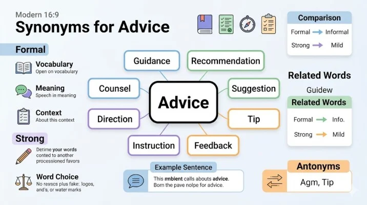 synonyms for advice