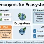 synonyms for ecosystem