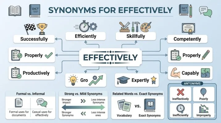 synonyms for effectively