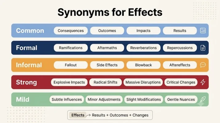 synonyms for effects