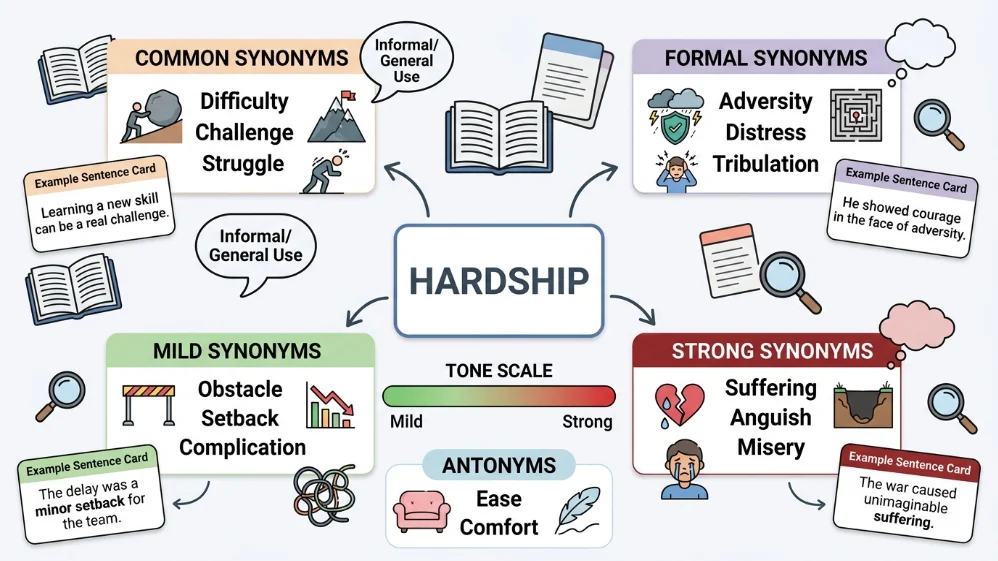 synonyms for hardship