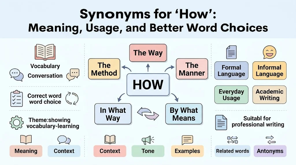 synonyms for how