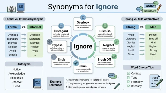 synonyms for ignore