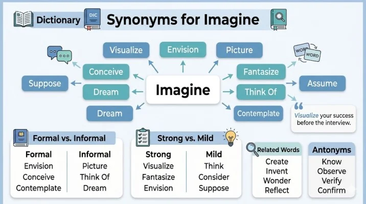 synonyms for imagine