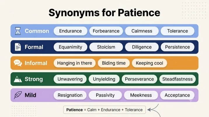 synonyms for patience