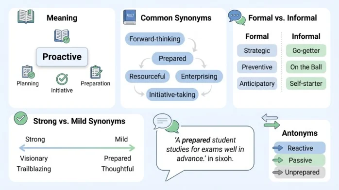 synonyms for proactive