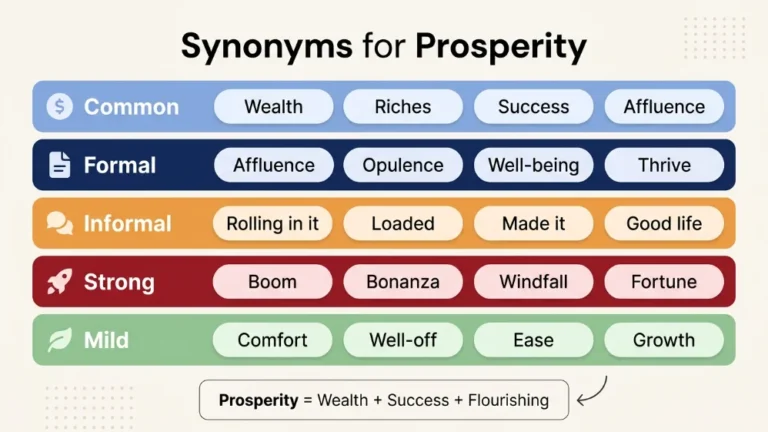 synonyms for prosperity
