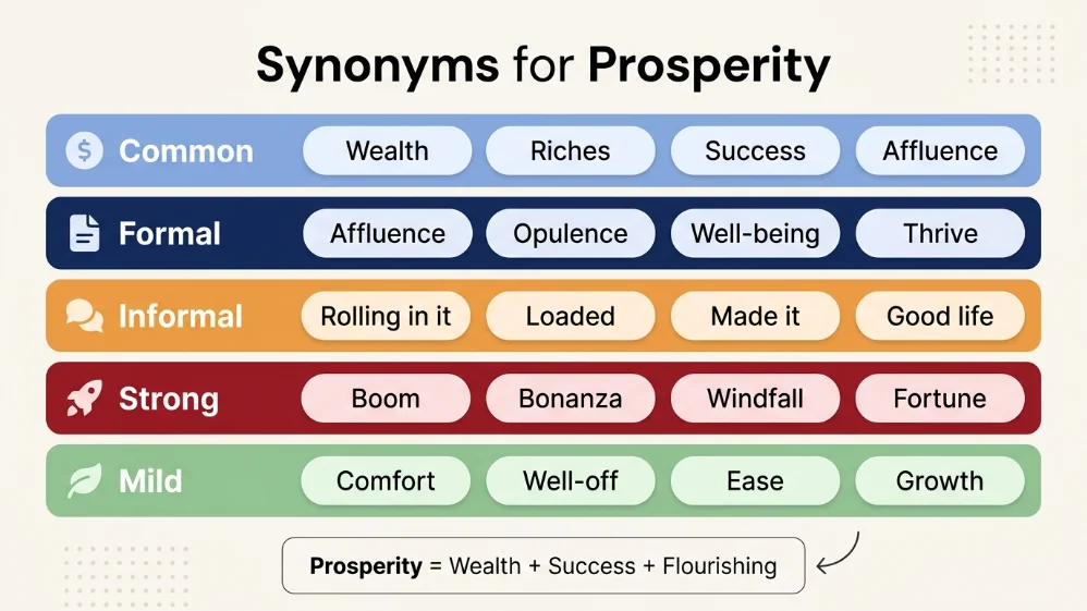 synonyms for prosperity