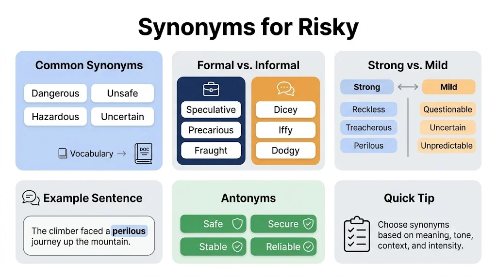 synonyms for risky