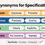 synonyms for specifically