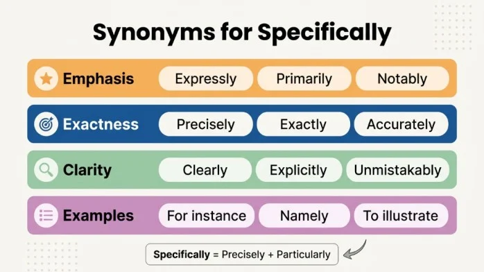 synonyms for specifically