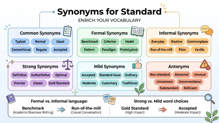 synonyms for standard