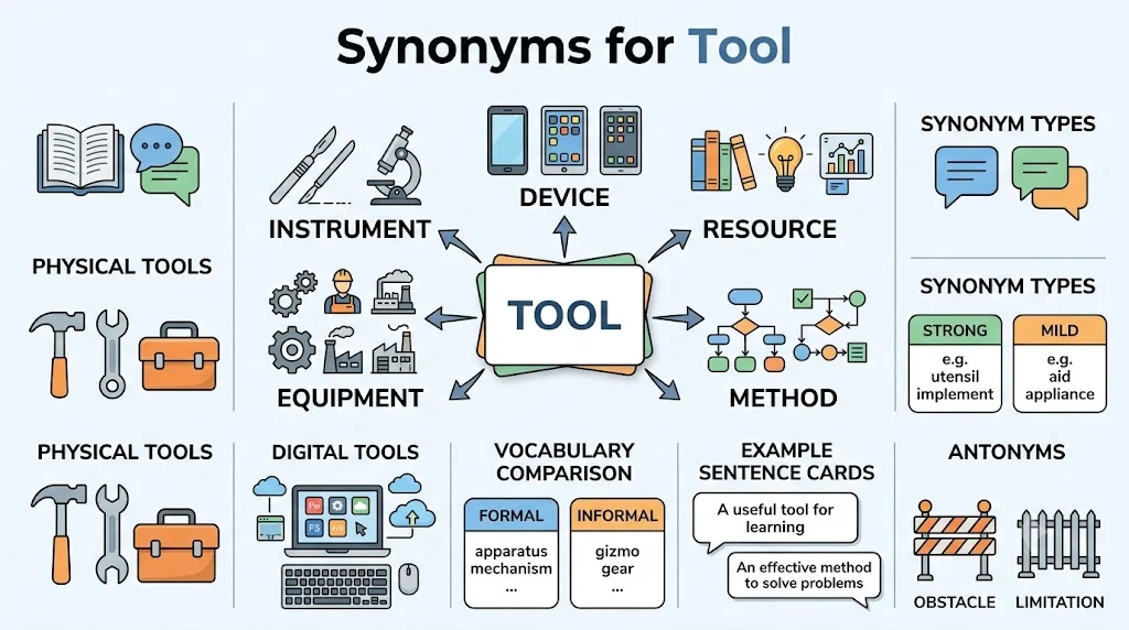 synonyms for tool