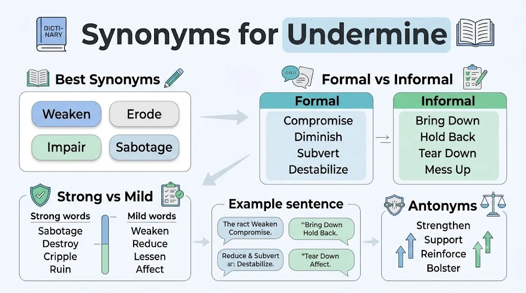 synonyms for undermine