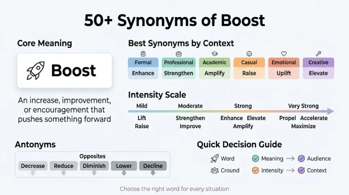 synonyms of boost