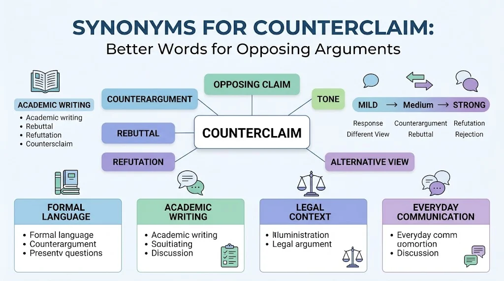 synonyms of counterclaim