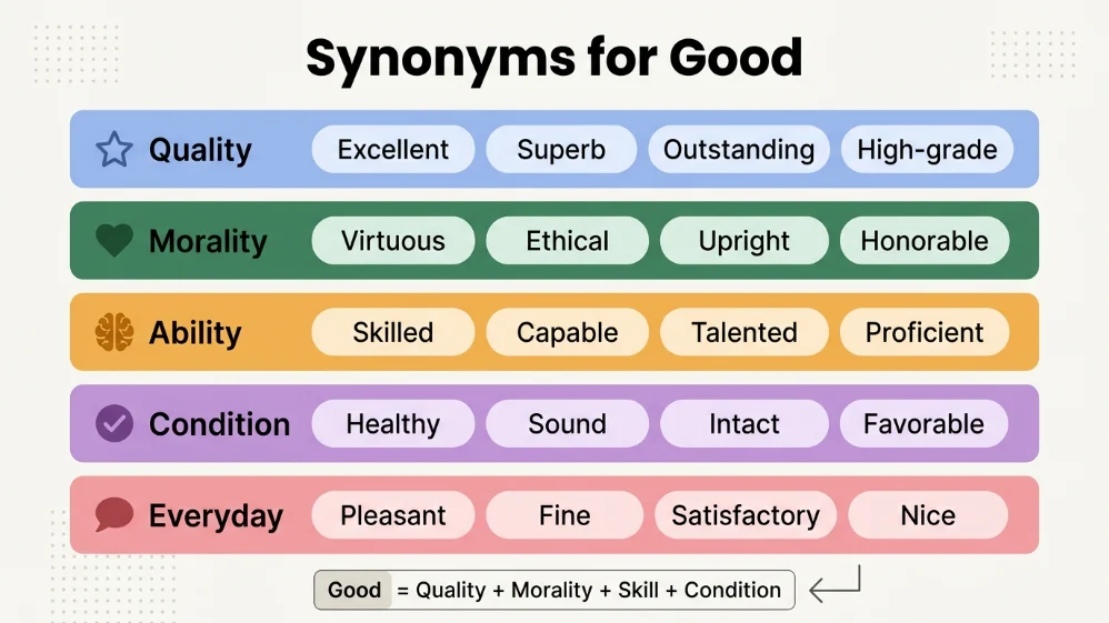 synonyms of good