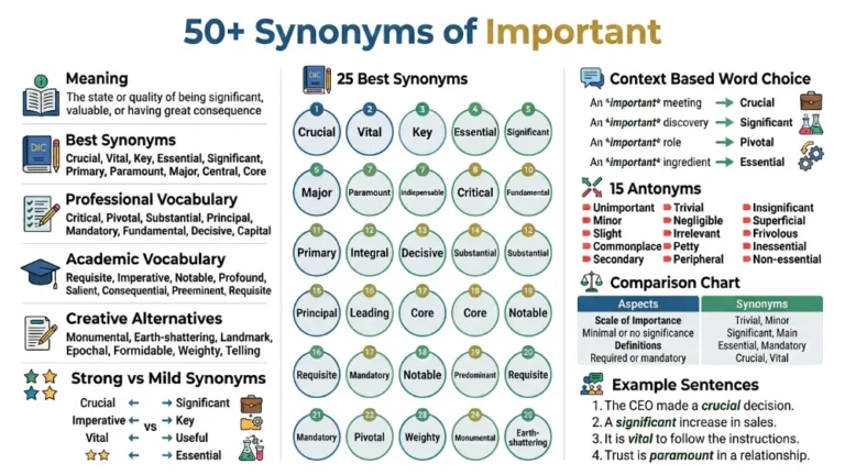 synonyms of important