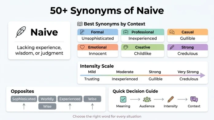 synonyms of naive