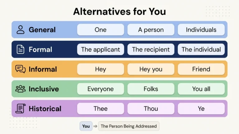 synonyms of you