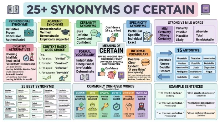 Synonym of Certain