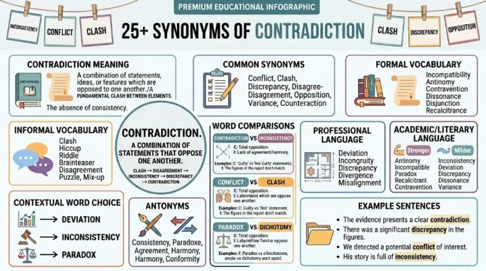 Synonyms of Contradiction