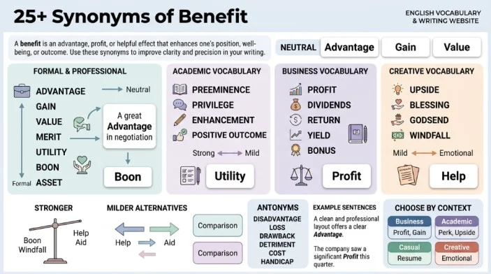 synonym of benefit