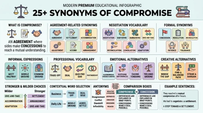 synonym of compromise