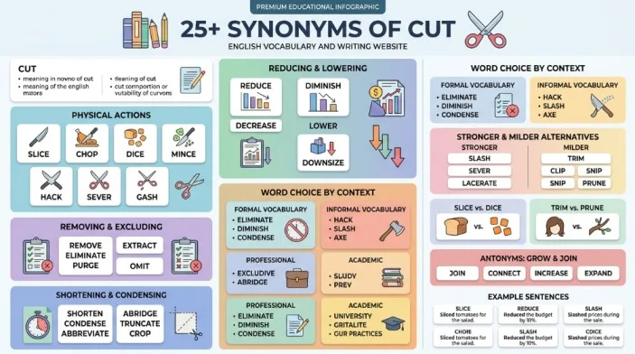 synonym of cut